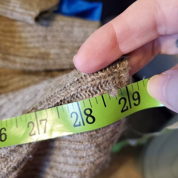 Ralph Lauren Denim & Supply Women's Brown Shetland Wool Turtleneck Sweater - Picture 8 of 9